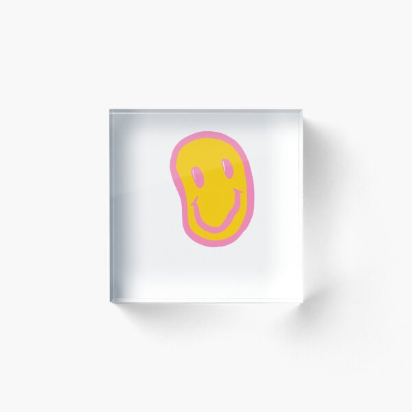 Smiley Face Acrylic Block