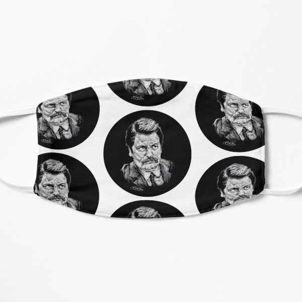 Ron Swanson in a Circle! Mask