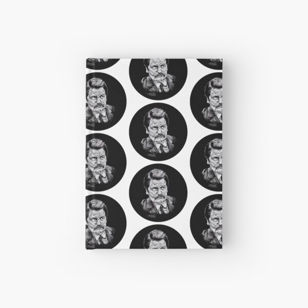 Ron Swanson in a Circle! Hardcover Journal
