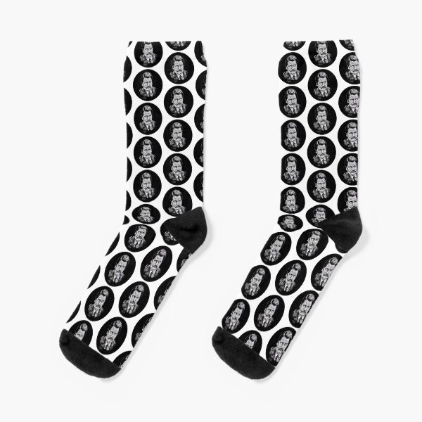 Ron Swanson in a Circle! Socks