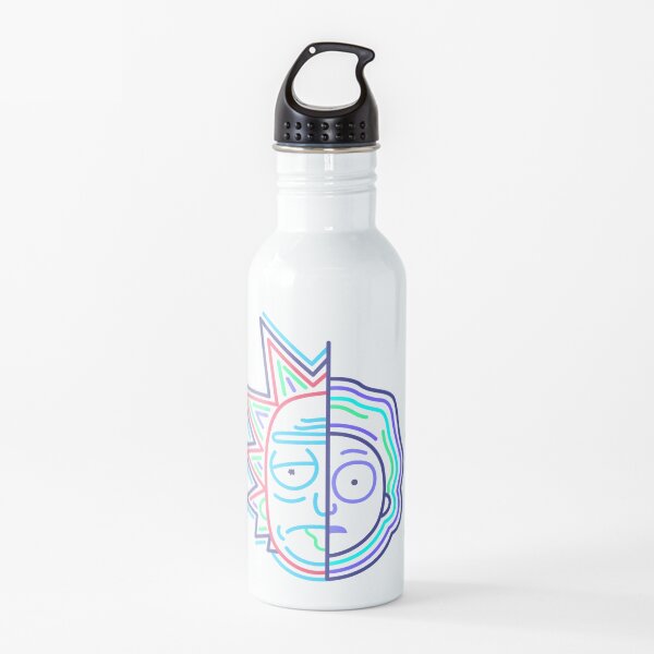 Abstract Rick 2 Water Bottle
