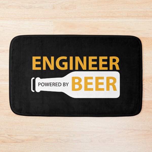 Item preview, Engineer Powered by Beer designed and sold by artistkalpesh.