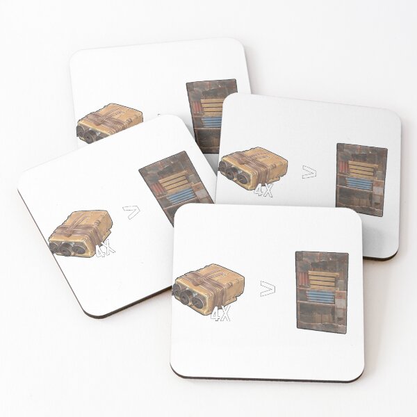 RUST - Base Raid Coasters (Set of 4)