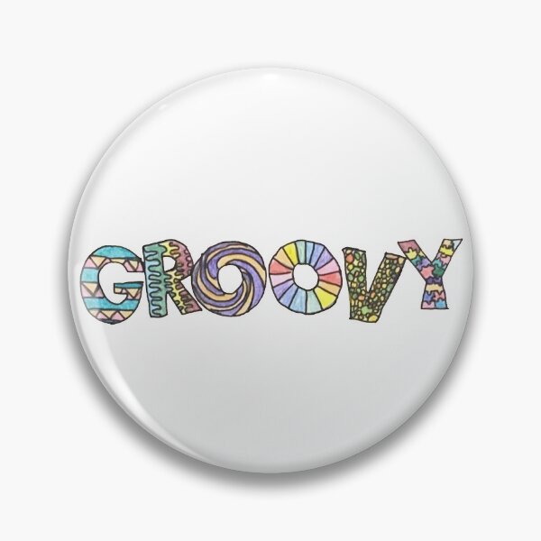 retro groovy Pin