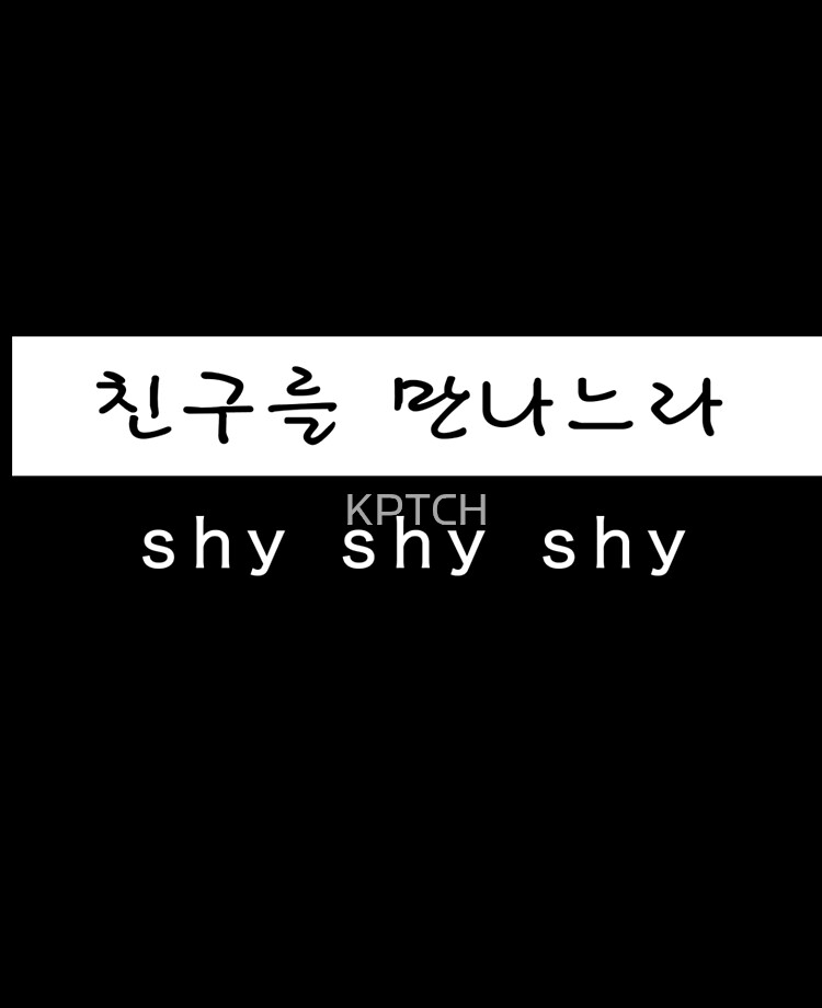 Twice Sana Cheer Up Shy Shy Shy Lyrics Hangul Ipad Case Skin By Kptch Redbubble