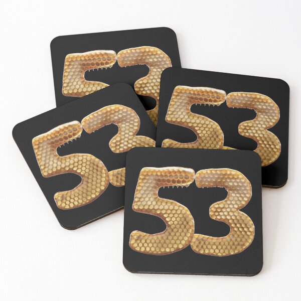 Item preview, 53 Number 3d Honey Numbers Font designed and sold by HelloFromAja.