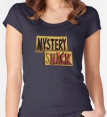 Gravity Falls Mystery Shack Women's Fitted Scoop T-Shirt