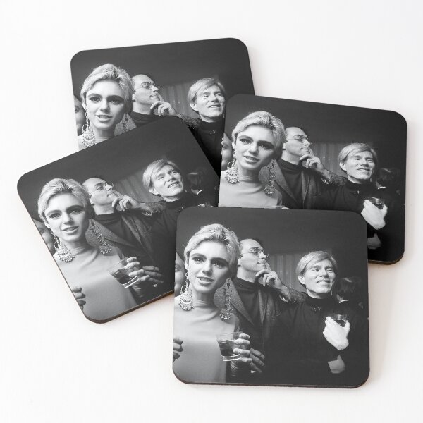 Item preview,  Edie and Andy with Geldzahler, Foo Foo Smith, and Malanga (New York City, 1965) designed and sold by Digital  Thrifts.