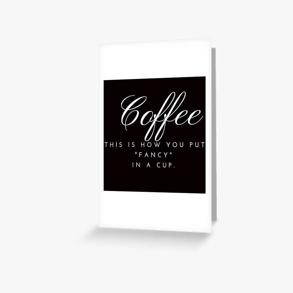 Item preview, Greeting Card designed and sold by CoffeeCupLife2.