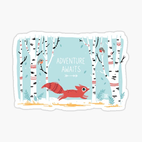 Adventure Awaits Sticker
