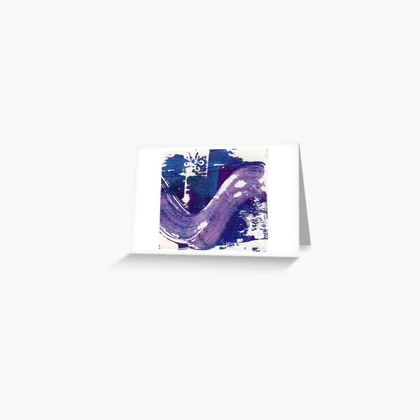 Purple Swirl1 Greeting Card
