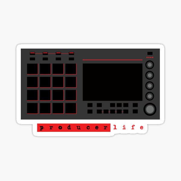 MPC Live - Producer Life Gear - Dope Beat Machine Series #12 Sticker