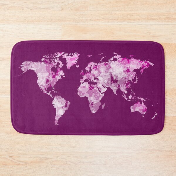 Item preview, Violet world map over stains. designed and sold by AlbertoRuiZ.