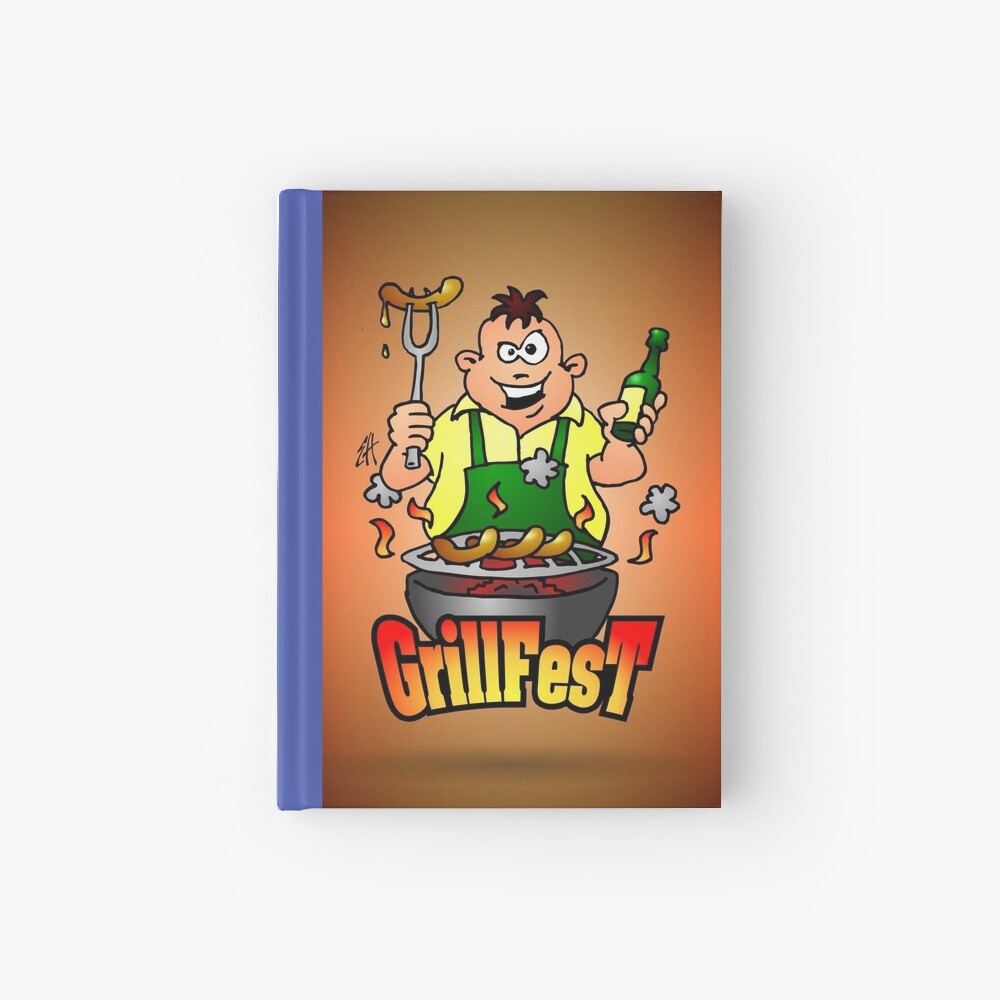 Grillfest Hardcover Journal By Cardvibes Redbubble