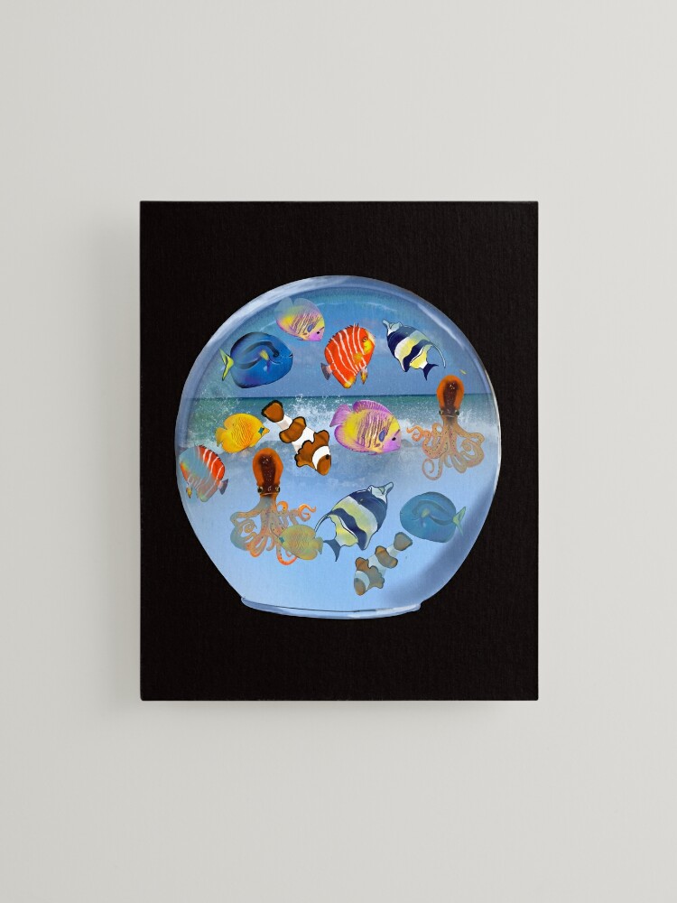 Best fishing gifts for fish lovers top 10 Fishes. Octopus, starfish and  tropical fish | Sticker