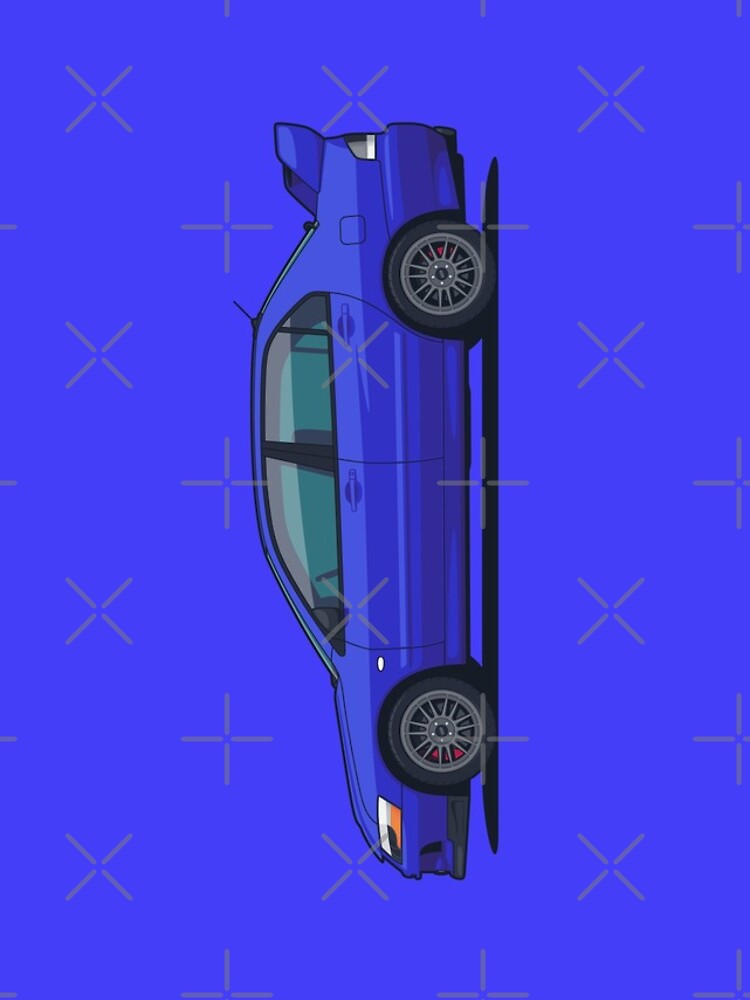 Aperçu 4 sur 4. Coque iPhone avec l'œuvre Evo IX Blue créée et vendue par VoodooCircus.