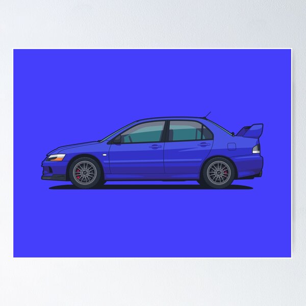 Artikelvorschau, Evo IX Blue entworfen und verkauft von VoodooCircus.