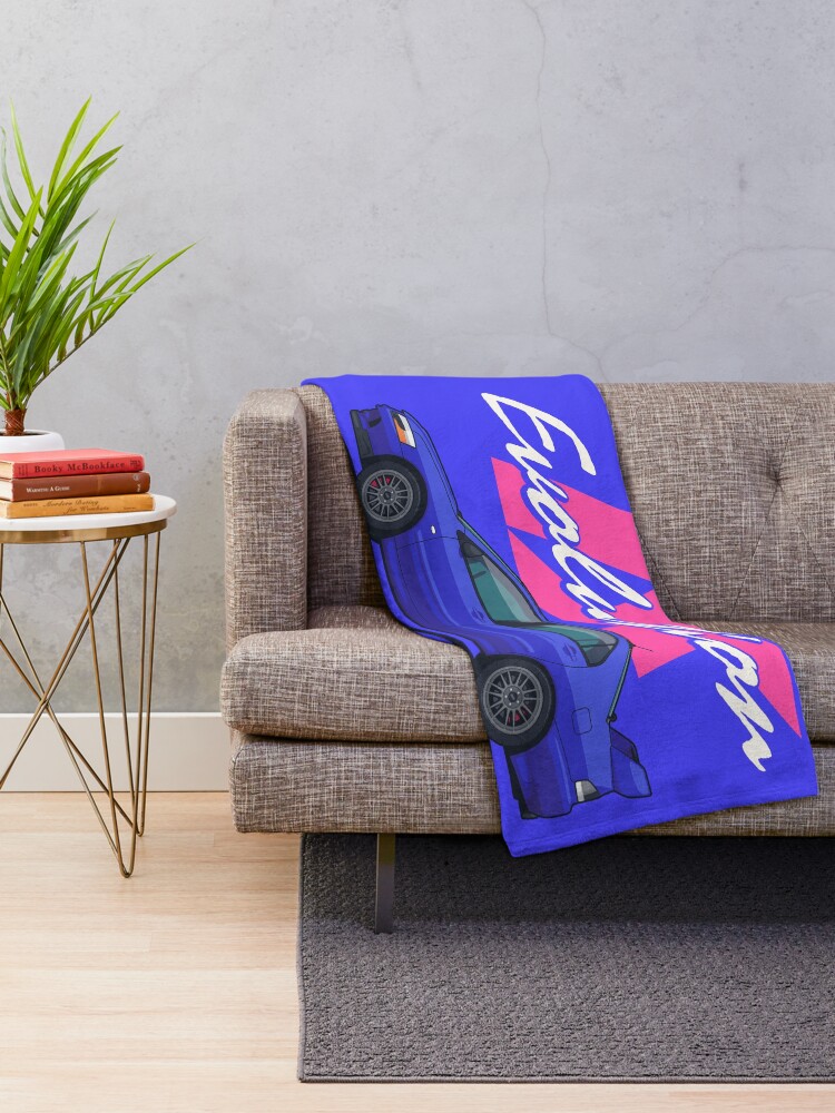 Imagen 2 de 6, Manta con la obra Evo IX Blue, diseñada y vendida por VoodooCircus.