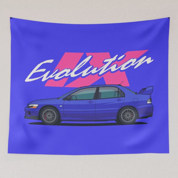 Artikelvorschau, Evo IX Blue entworfen und verkauft von VoodooCircus.