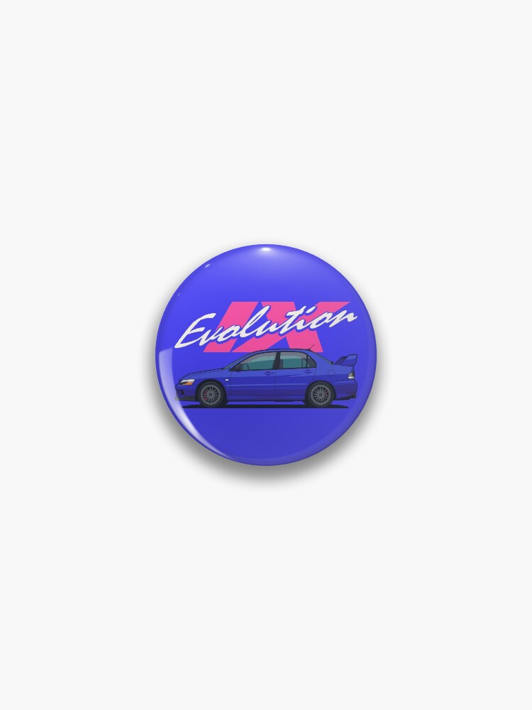 Thumbnail 1 von 3, Button, Evo IX Blue designt und verkauft von VoodooCircus.