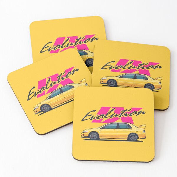 Item preview, Evo IX Yellow designed and sold by VoodooCircus.