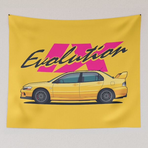 Artikelvorschau, Evo IX Yellow entworfen und verkauft von VoodooCircus.