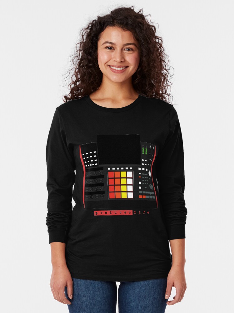 Alternate view of MPC X - Producer Life Gear - Dope Beat Machine Series #16 (w/Multicolored Pads) Long Sleeve T-Shirt