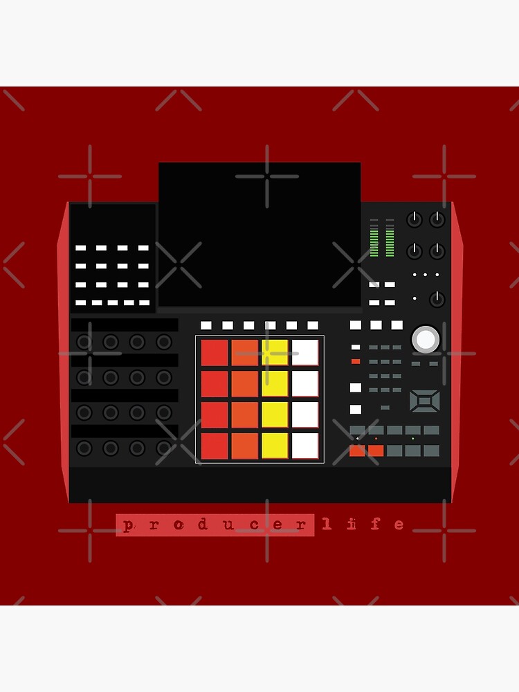 MPC X - Producer Life Gear - Dope Beat Machine Series #16 (w/Multicolored Pads) by Steve-Traxx