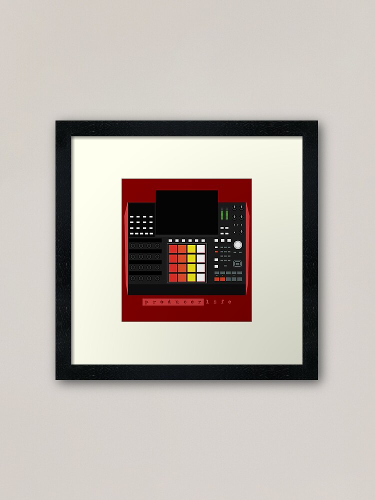 Alternate view of MPC X - Producer Life Gear - Dope Beat Machine Series #16 (w/Multicolored Pads) Framed Art Print