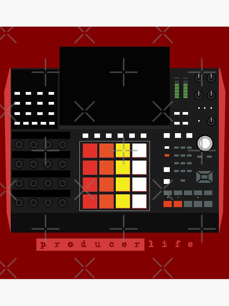MPC X - Producer Life Gear - Dope Beat Machine Series #16 (w/Multicolored Pads) by Steve-Traxx