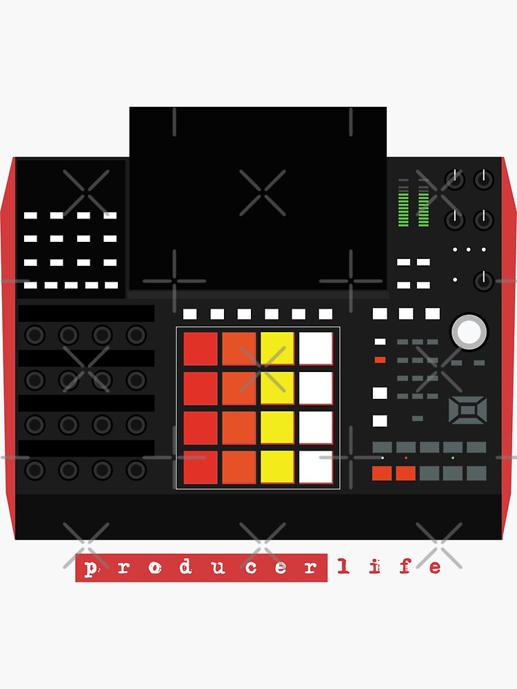 MPC X - Producer Life Gear - Dope Beat Machine Series #16 (w/Multicolored Pads) by Steve-Traxx