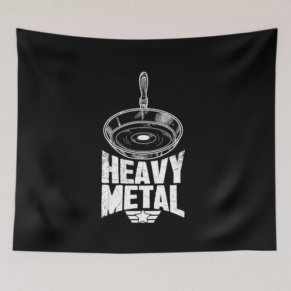 Item preview, Heavy Metal Cast Iron Cookware designed and sold by Captain Mood.