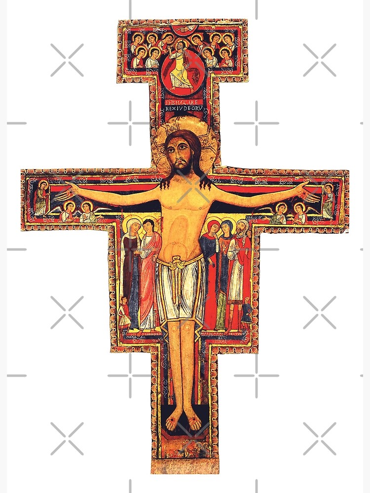 Discover San Damiano Cross Premium Matte Vertical Poster