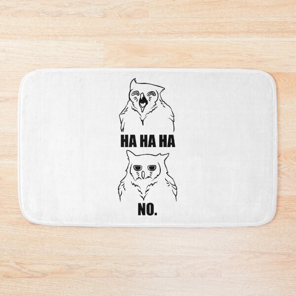 Item preview, Grumpy Owl Fake Laugh designed and sold by therealsadpanda.