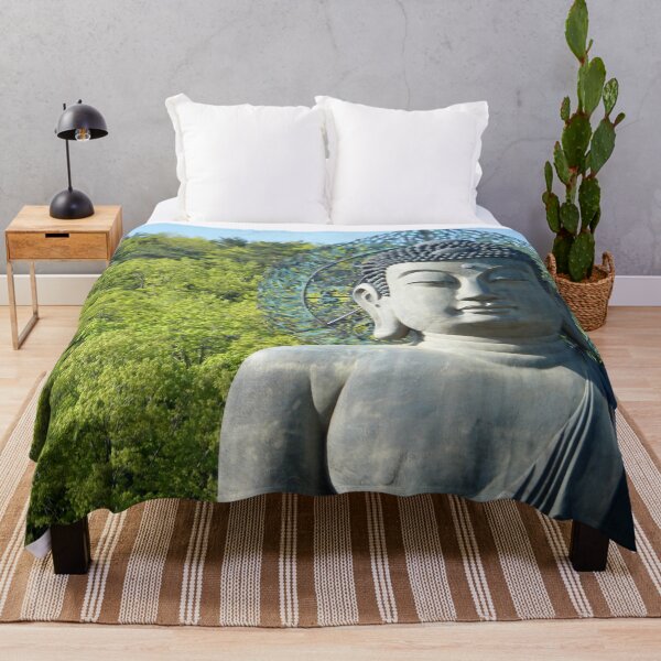 Item preview, Big Buddha Statue in front of Green Trees designed and sold by gbgvphotography.