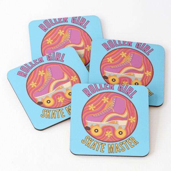 Item preview, Roller Girl Skate Master, Roller Skates Vintage and Retro 70s Gift designed and sold by Scratches Tees.