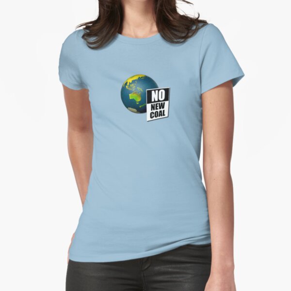 No New Coal Fitted T-Shirt