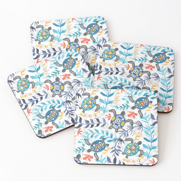 Item preview, Gouache Sea Turtle Serenity designed and sold by TigaTiga.