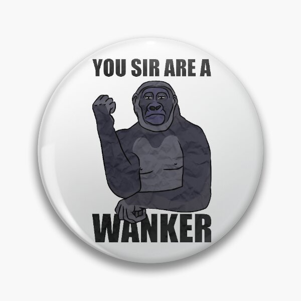 Item preview, Wanker Gorilla Animal Meme designed and sold by therealsadpanda.