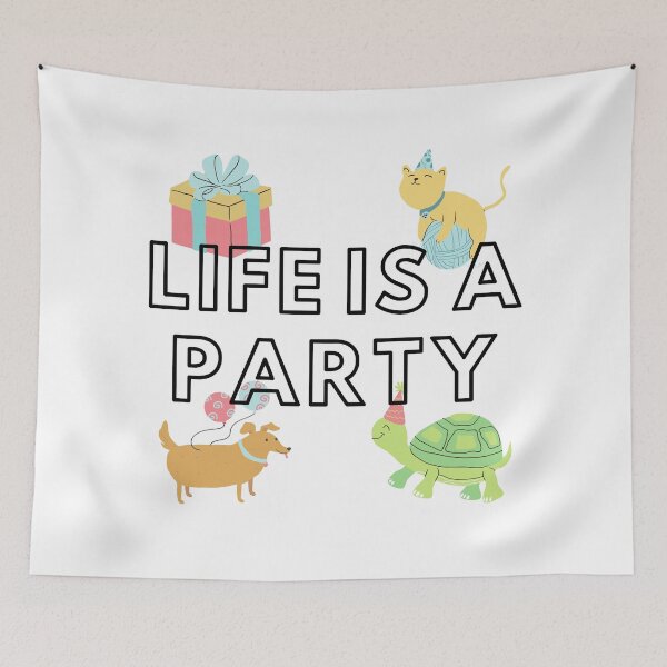 Item preview, La vida es una fiesta - Vibraciones positivas designed and sold by fbym.