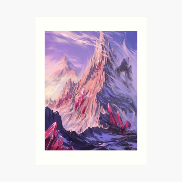 Les montagnes Impression artistique