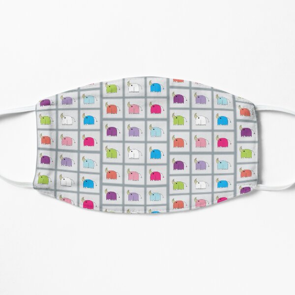 TILED RHINOCORNS Flat Mask