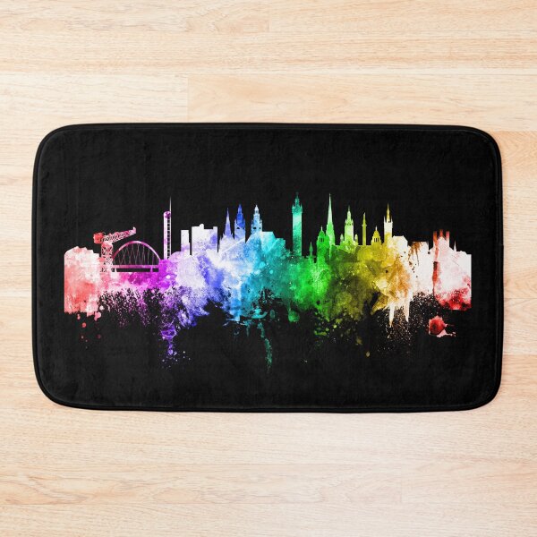 Artikelvorschau, Skyline von Glasgow, Schottland entworfen und verkauft von ArtPrints.