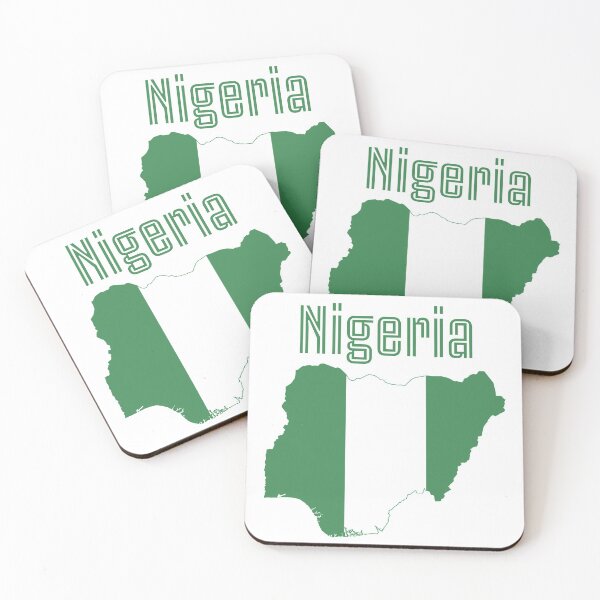 Item preview, Nigeria Flag Nation Outline  designed and sold by justaNBAfan2.