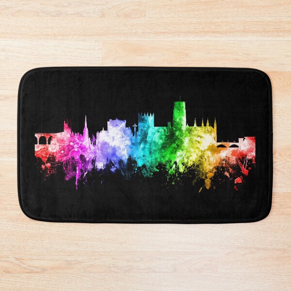 Item preview, Durham England Skyline Cityscape designed and sold by ArtPrints.