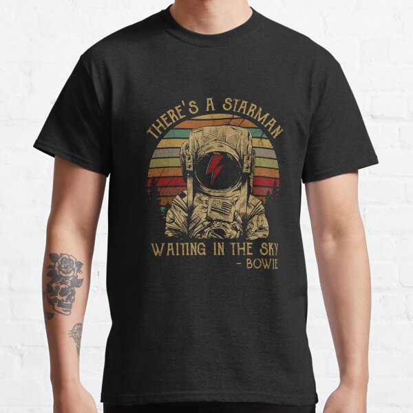 Men Women David Bowie There's A Atarman Classic T-Shirt