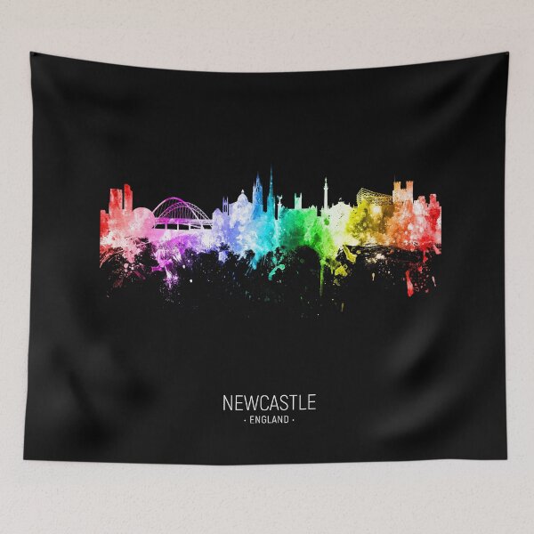 Artikelvorschau, Newcastle England Skyline entworfen und verkauft von ArtPrints.