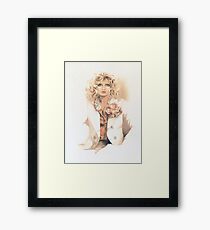 "Belinda" Oil On Canvas Framed Print