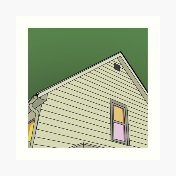 American Football House design Art Print