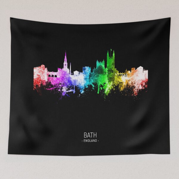 Item preview, Bath England Skyline Cityscape designed and sold by ArtPrints.